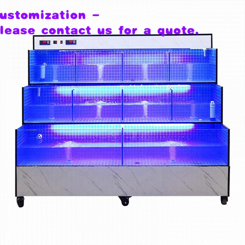 Aquarium Fish Restaurant - custom.Glass Seafood Aquarium Fish 1.5L Customization
