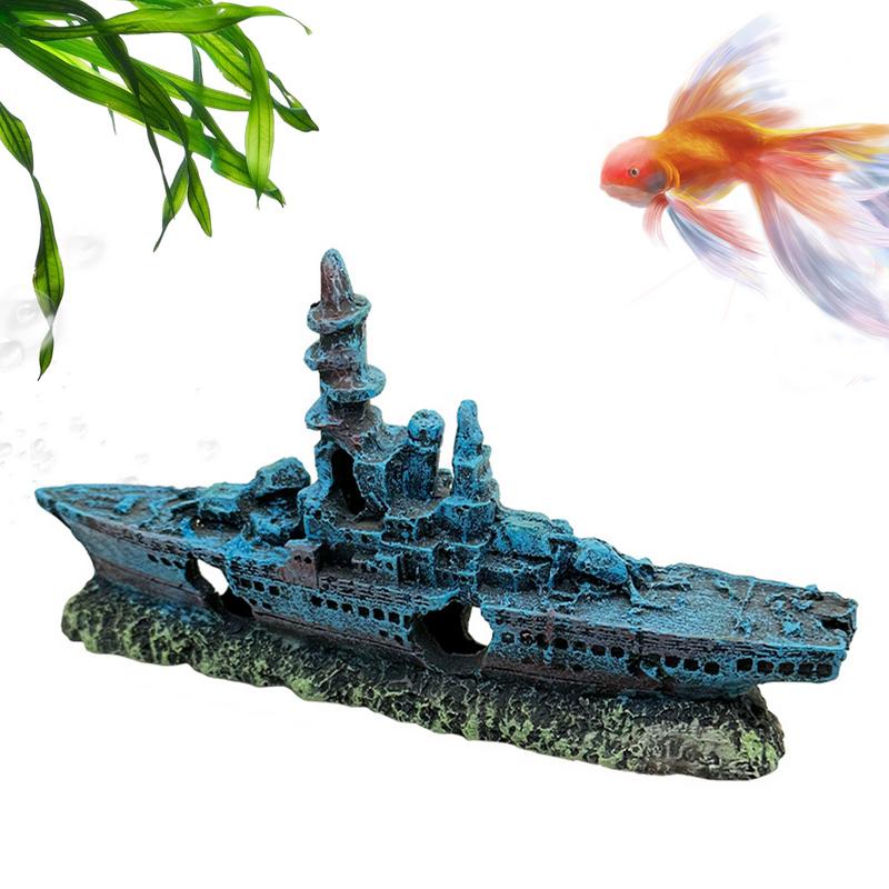 Aquarium Fish For Sale - Fish Tank Shipwreck Fish Tank Decorations