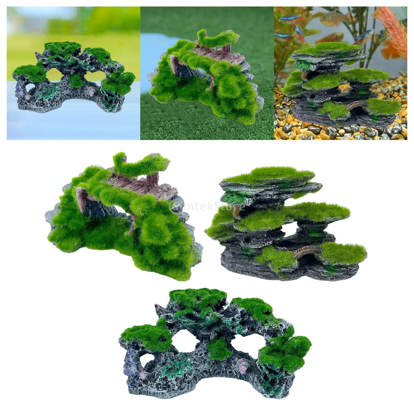 Aquarium Fish Bridge - Fish Tank Decoration Rock Cave Fish