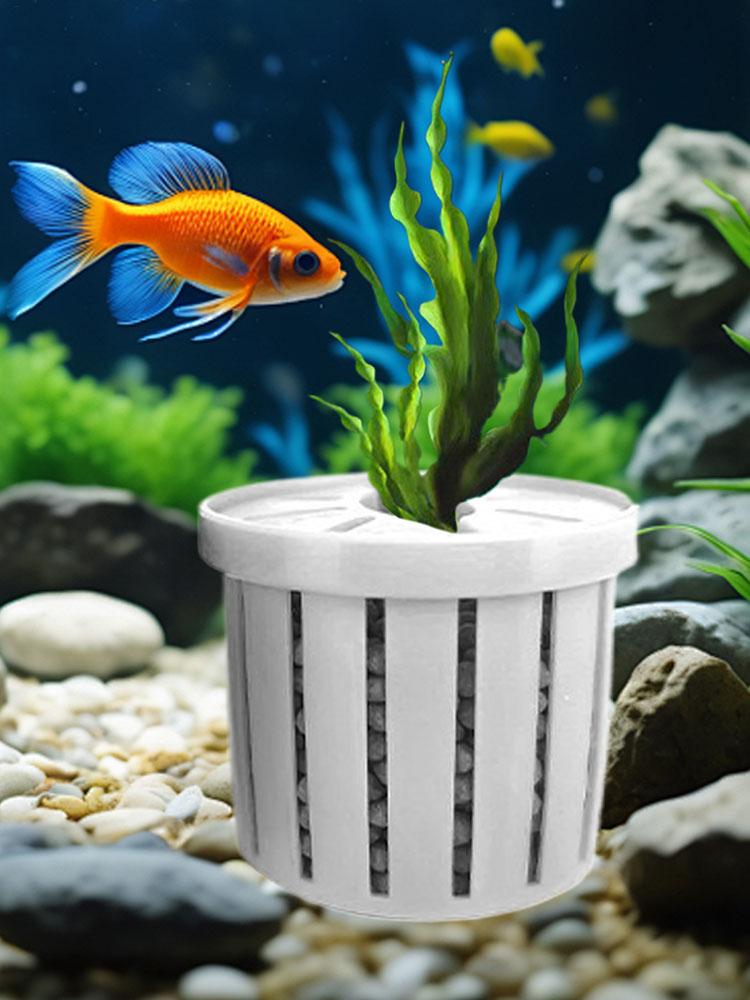 Stable Fish Tank Plant Cup 4pc - Aquarium Fish Restaurant 评论和价格