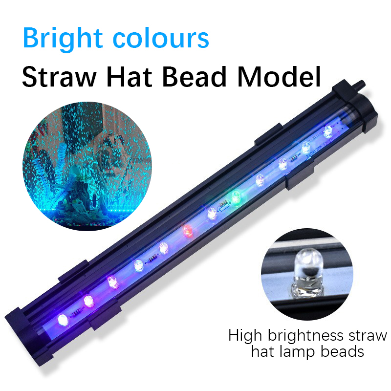 New Fish Tank LED Bubble Light - Aquarium Fish Colour 评论和价格