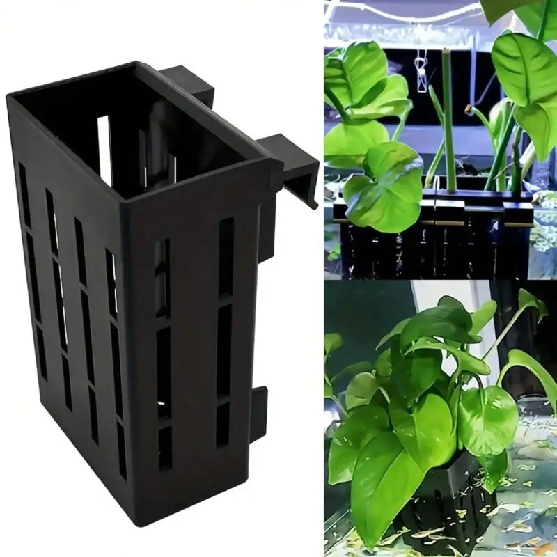 Aquarium Plant Holder Black Pl - Aquarium Fish Photography 评论和价格
