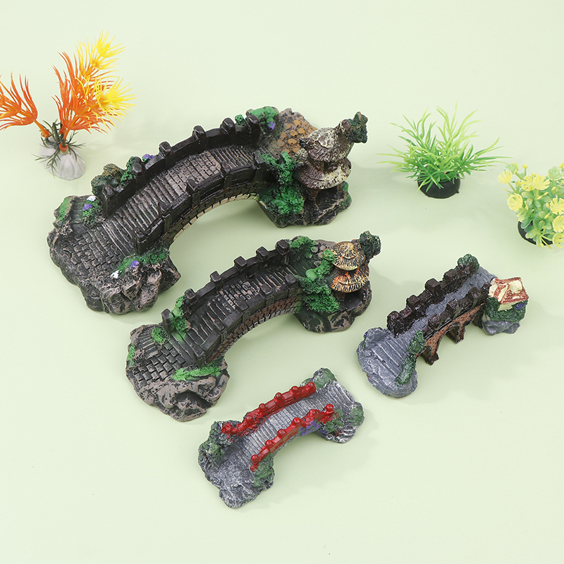 1PC Fish Tank Artificial Bridg - Aquarium Fish Bridge 评论和价格