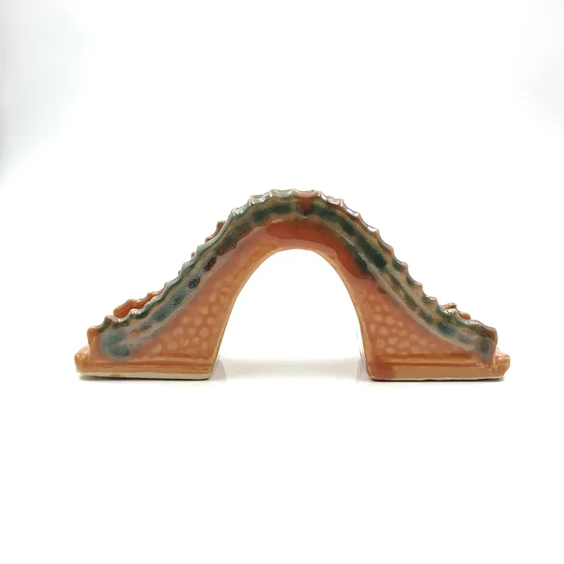 Resin Ceramic Jade Bridge Fish - Aquarium Fish Bridge 评论和价格