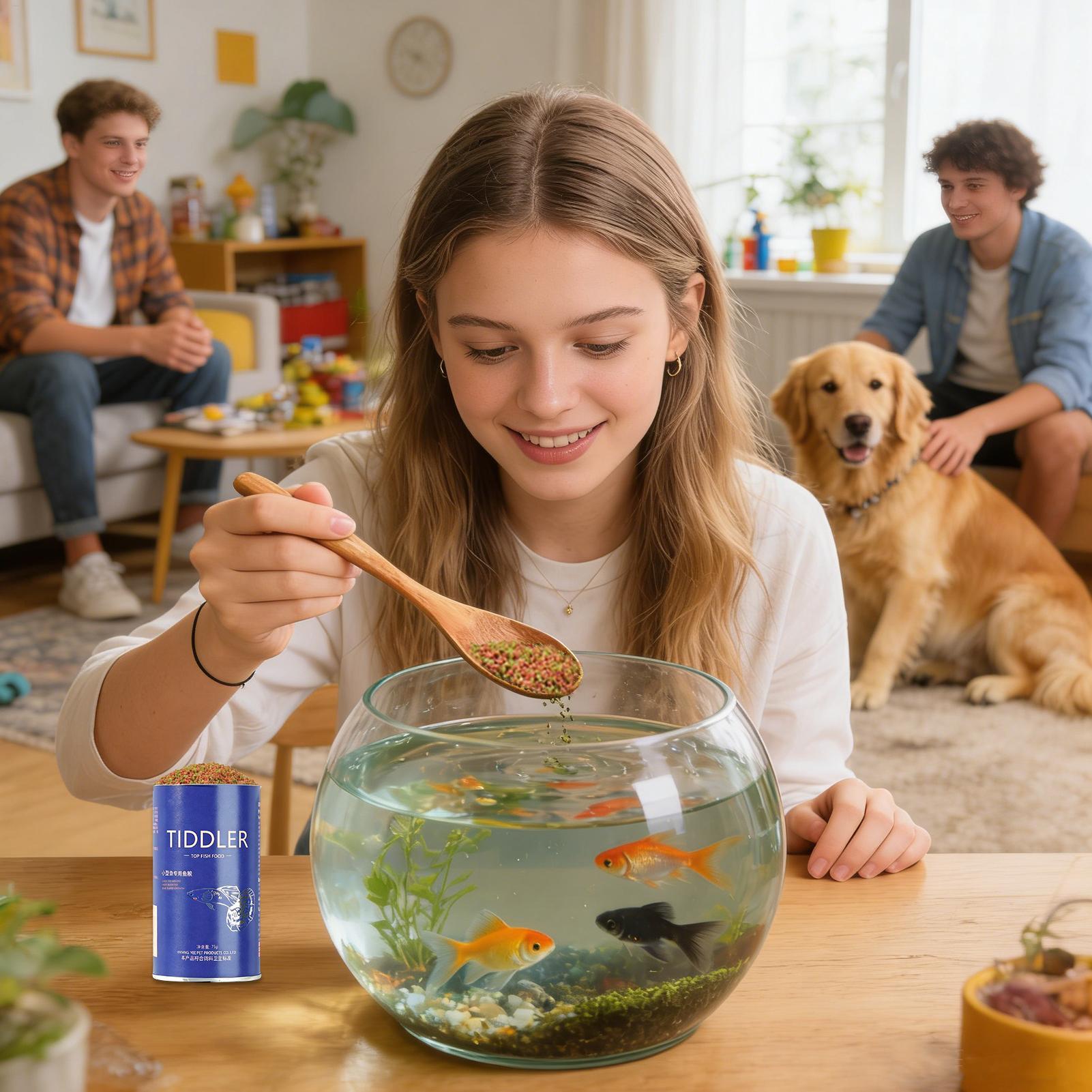Fish Food Aquarium Feed Small  - Aquarium Fish Restaurant 评论和价格