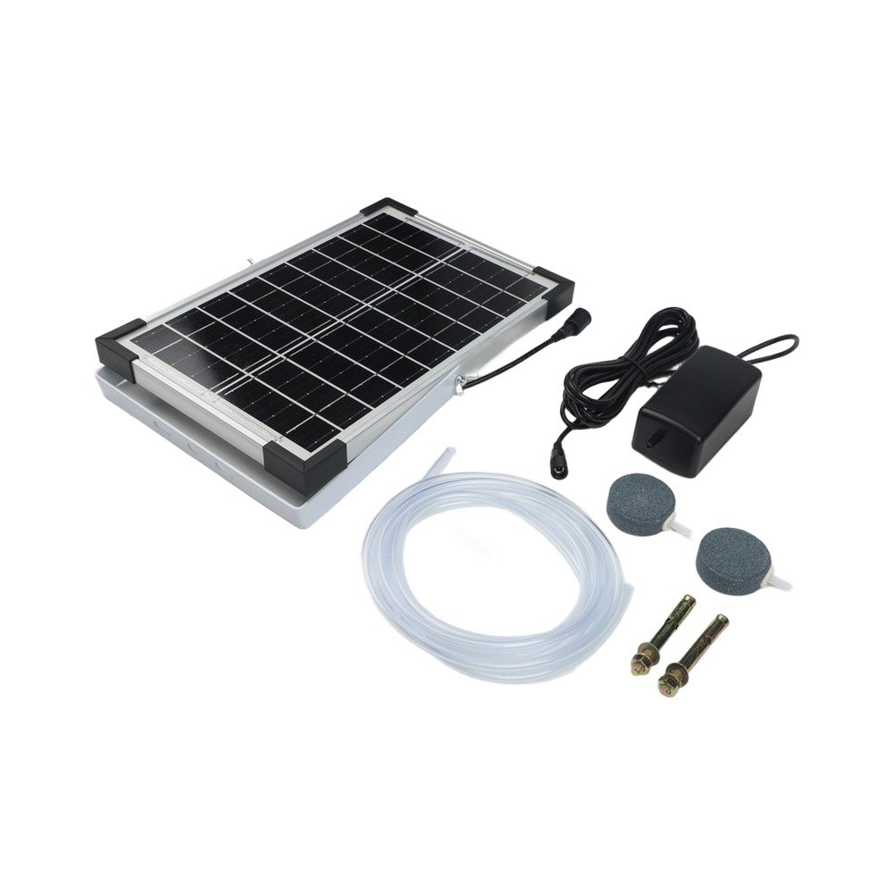Solar Powered Pond Oxygenator  - Aquarium Fish Pond 评论和价格