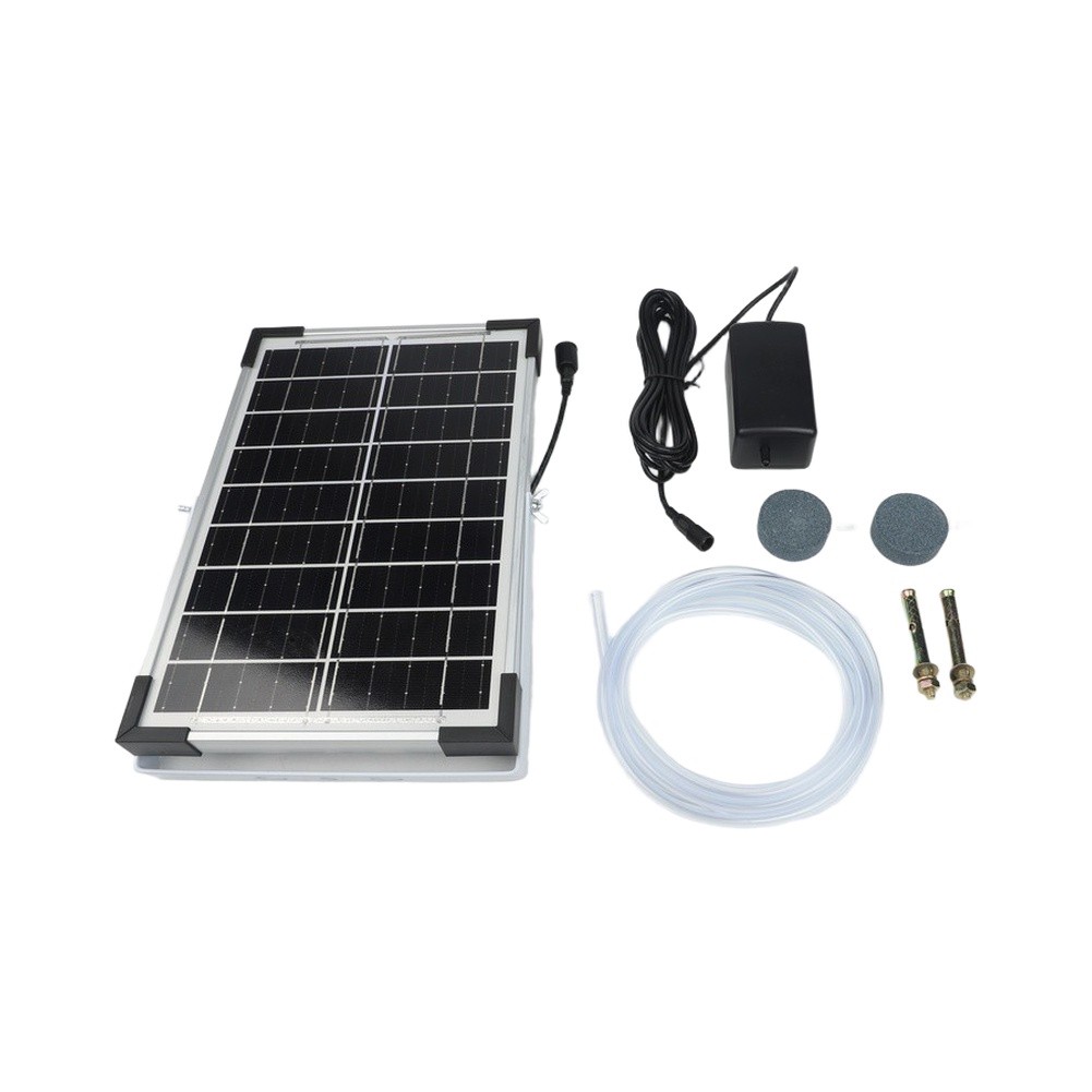 Solar Powered Pond Oxygenator  - Aquarium Fish Pond 评论和价格