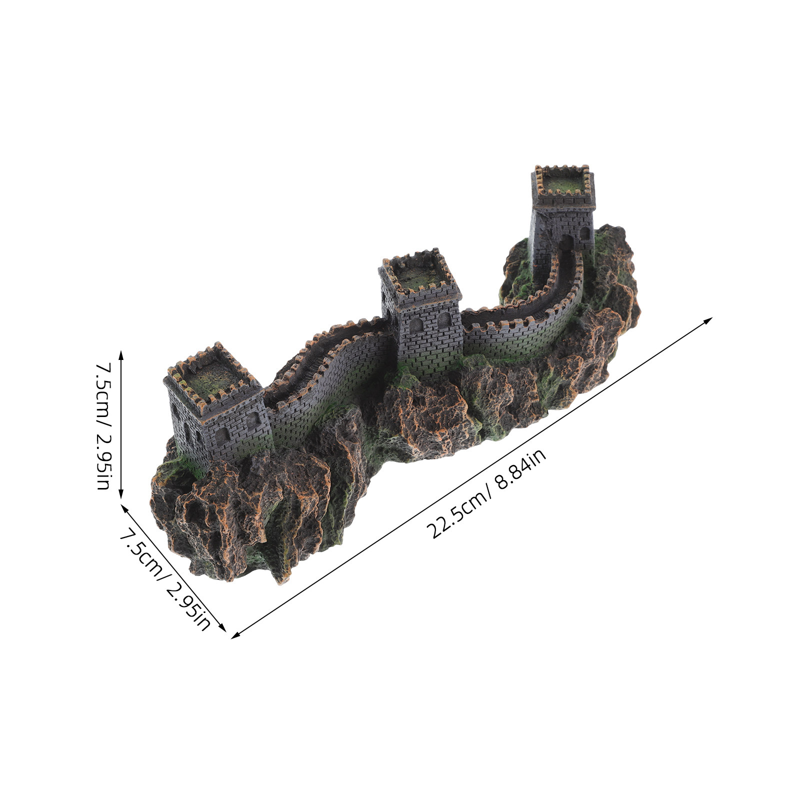 Bridge of China Resin Sculptur - Aquarium Fish Bridge 评论和价格