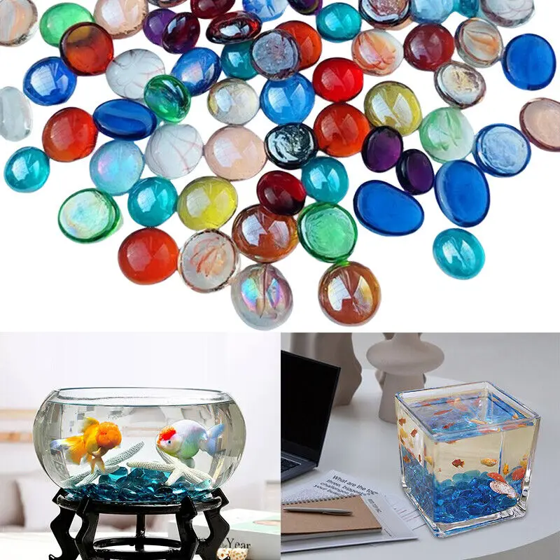 100% Natural Round Clear Quart - Aquarium Fish Colour 评论和价格