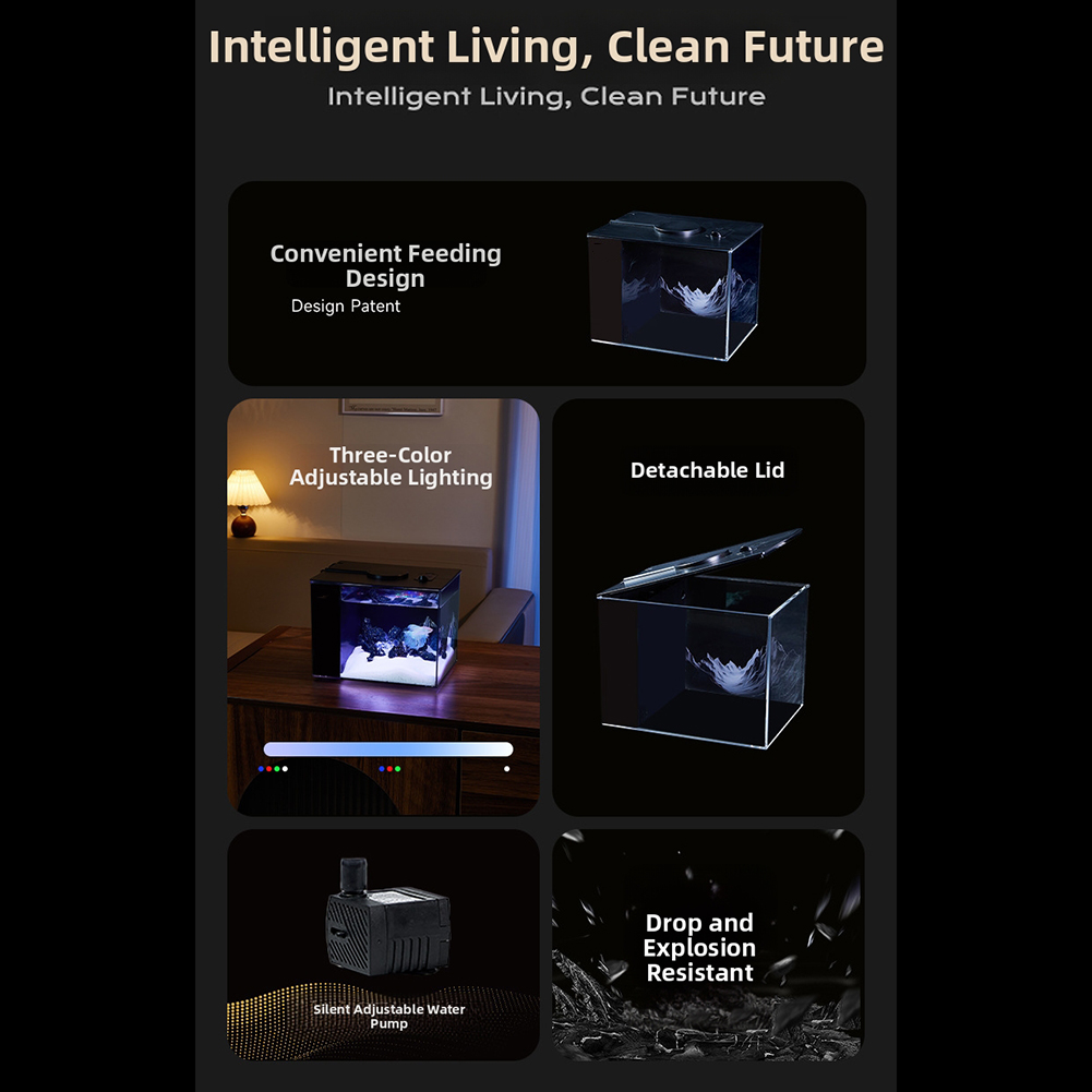 160L/H Self-circulation Aquari - Fish Tank Filter Aquarium 评论和价格