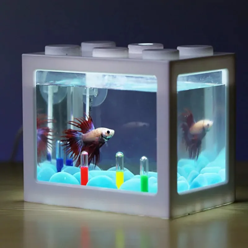 1L USB LED Desktop Mini Aquari - Aquarium Fish For Sale 评论和价格