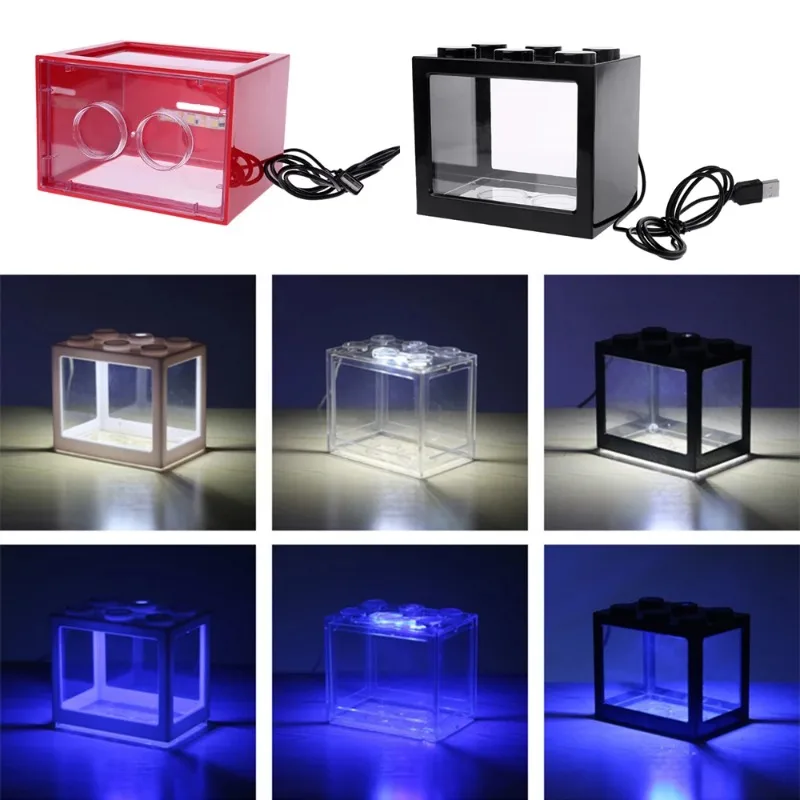 1L USB LED Desktop Mini Aquari - Aquarium Fish For Sale 评论和价格