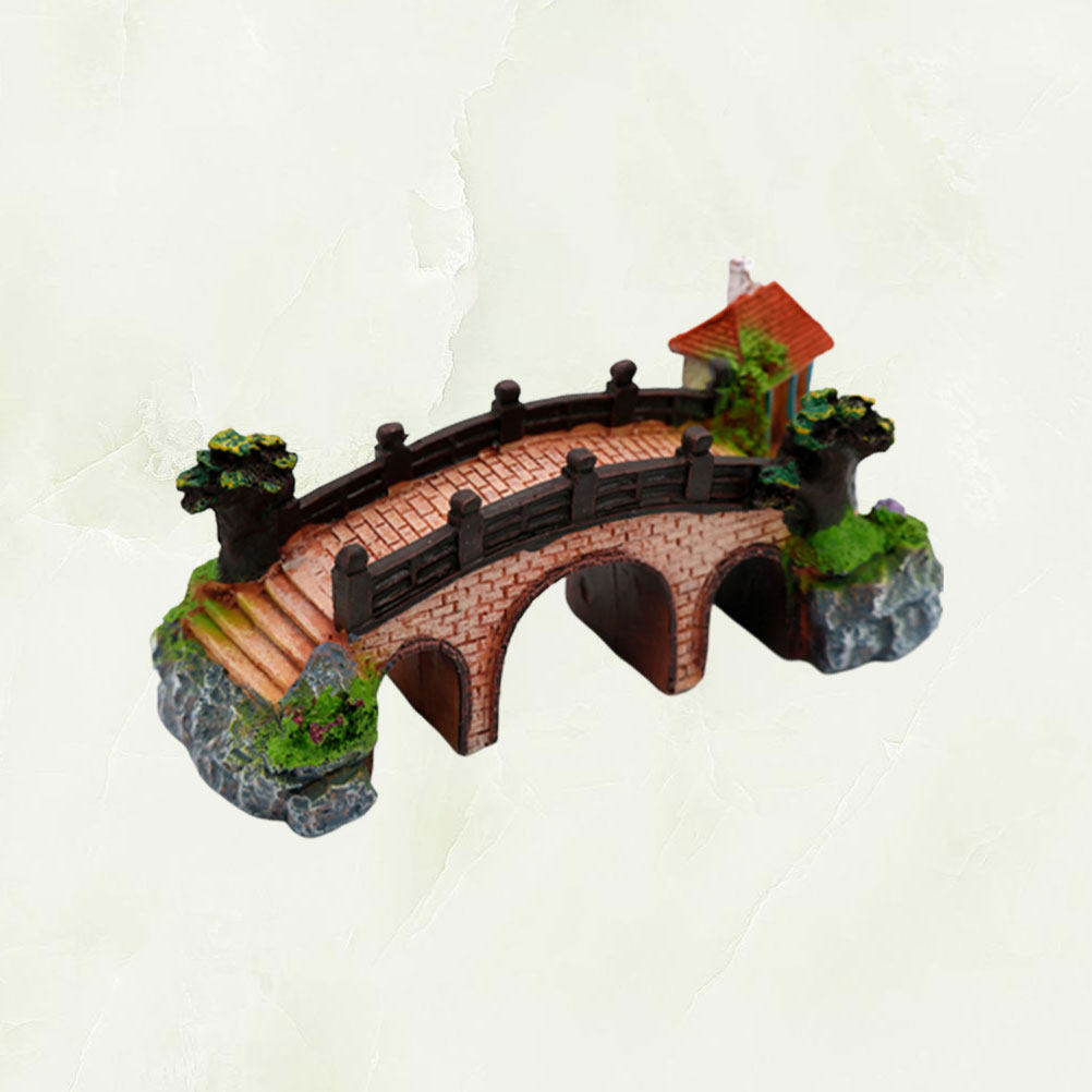 Three Hole Middle Size Aquariu - Aquarium Fish Bridge 评论和价格