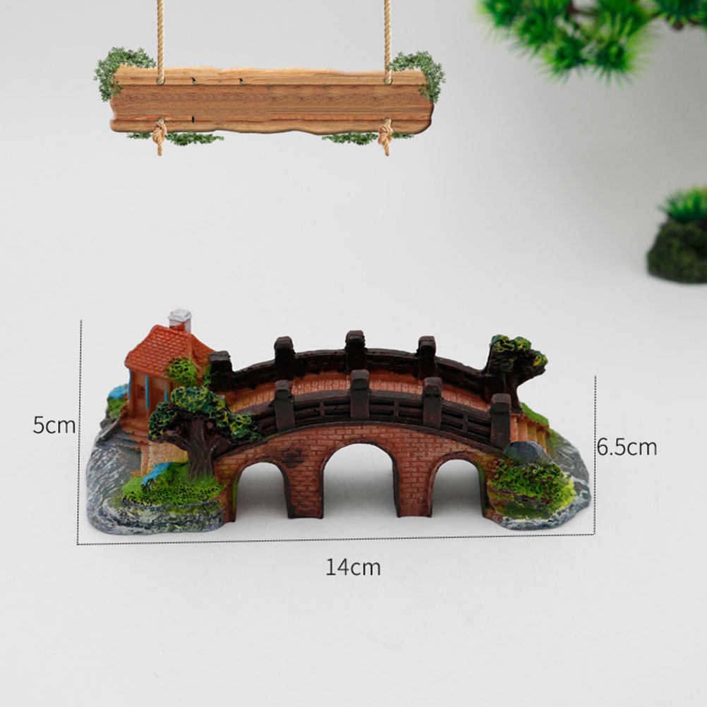 Three Hole Middle Size Aquariu - Aquarium Fish Bridge 评论和价格