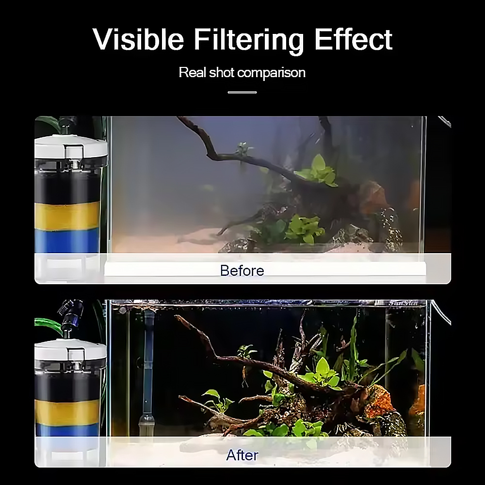 Three Layers External Filter B - Fish Tank Filter Aquarium 评论和价格