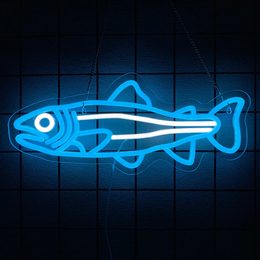 Light Up Sign For Fishing Shop - Aquarium Fish Restaurant 评论和价格